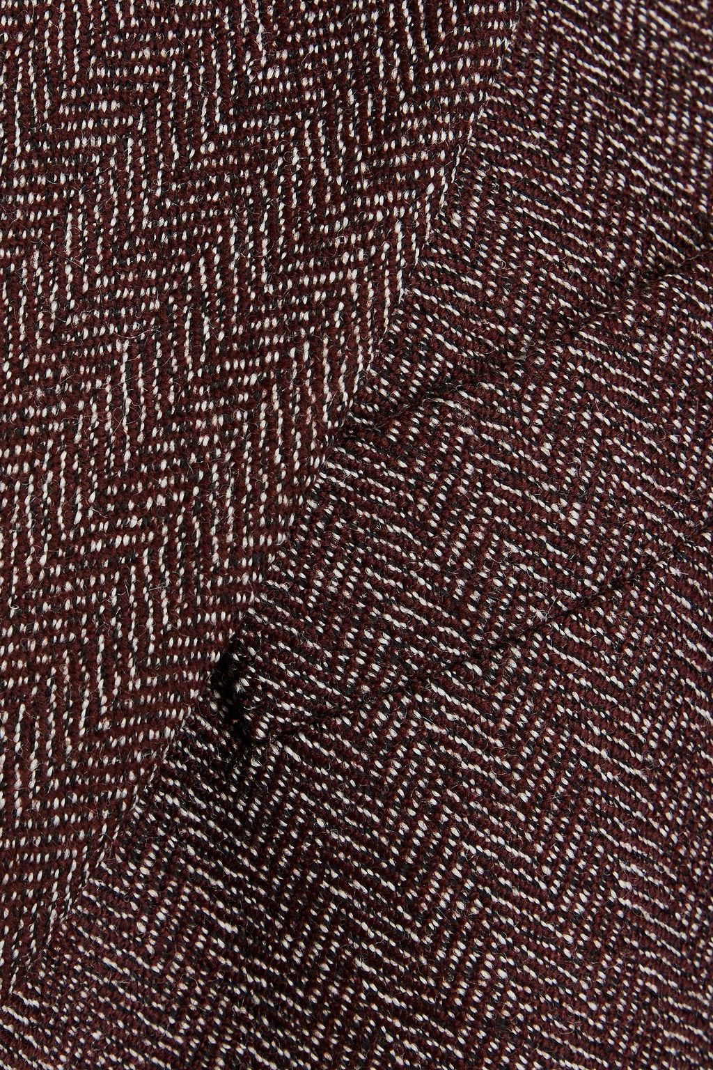 VICTORIA BECKHAM Herringbone wool blazer