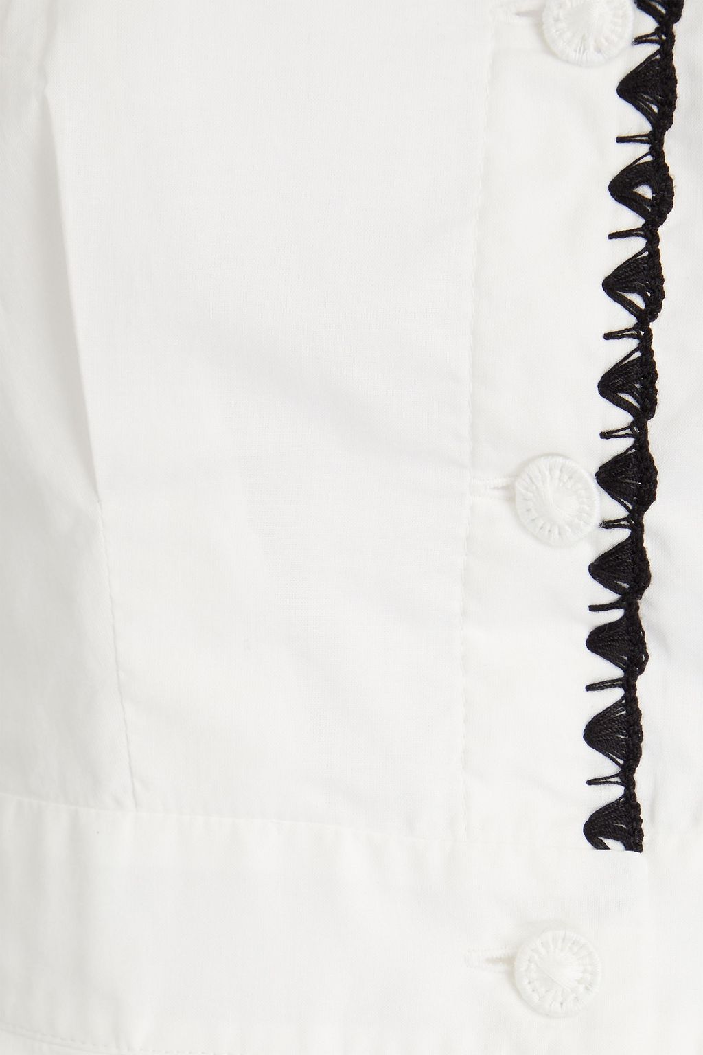 CLAUDIE PIERLOT بلاي سوت من قطن بوبلين