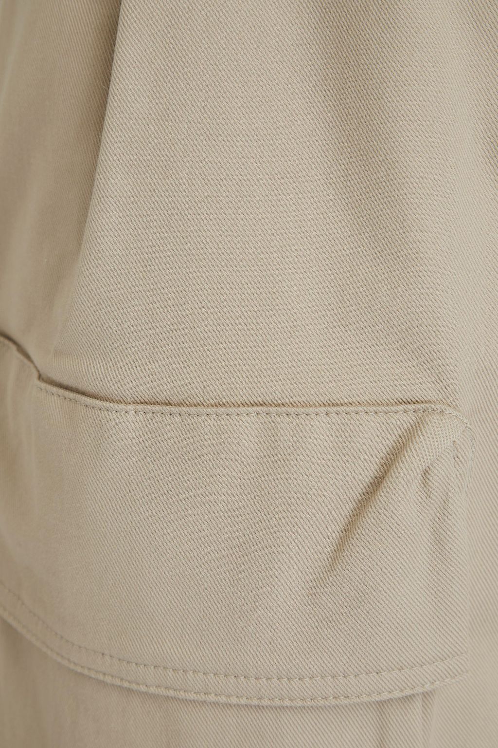 BRUNELLO CUCINELLI Bead-embellished stretch-cotton twill cargo pants