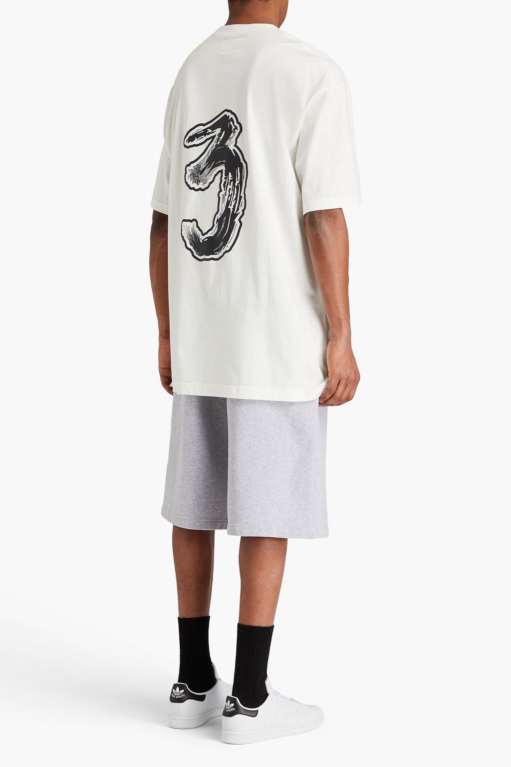 Y-3 Logo-print cotton-jersey T-shirt