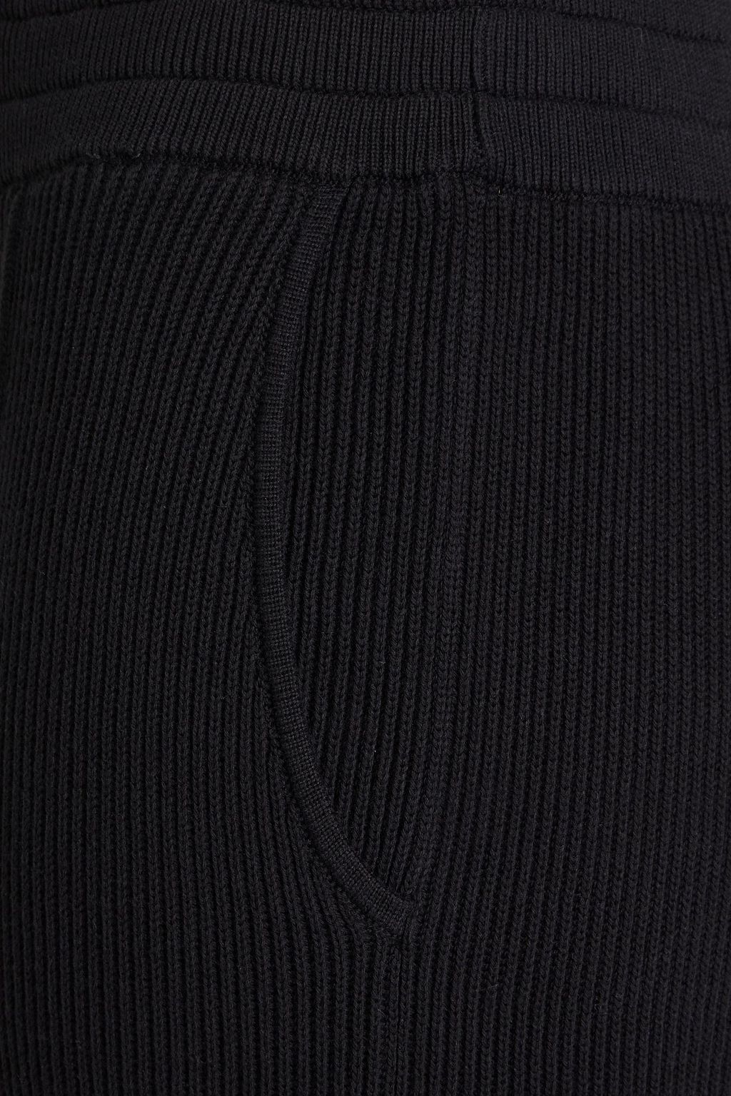 BRUNELLO CUCINELLI بنطال رياضي من القطن بتصميم مضلّع