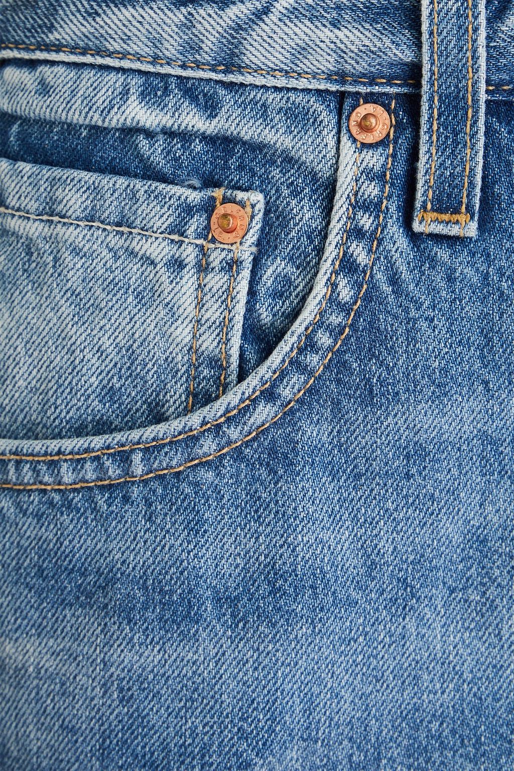 GRLFRND デニム ショートパンツ 色あせ加工