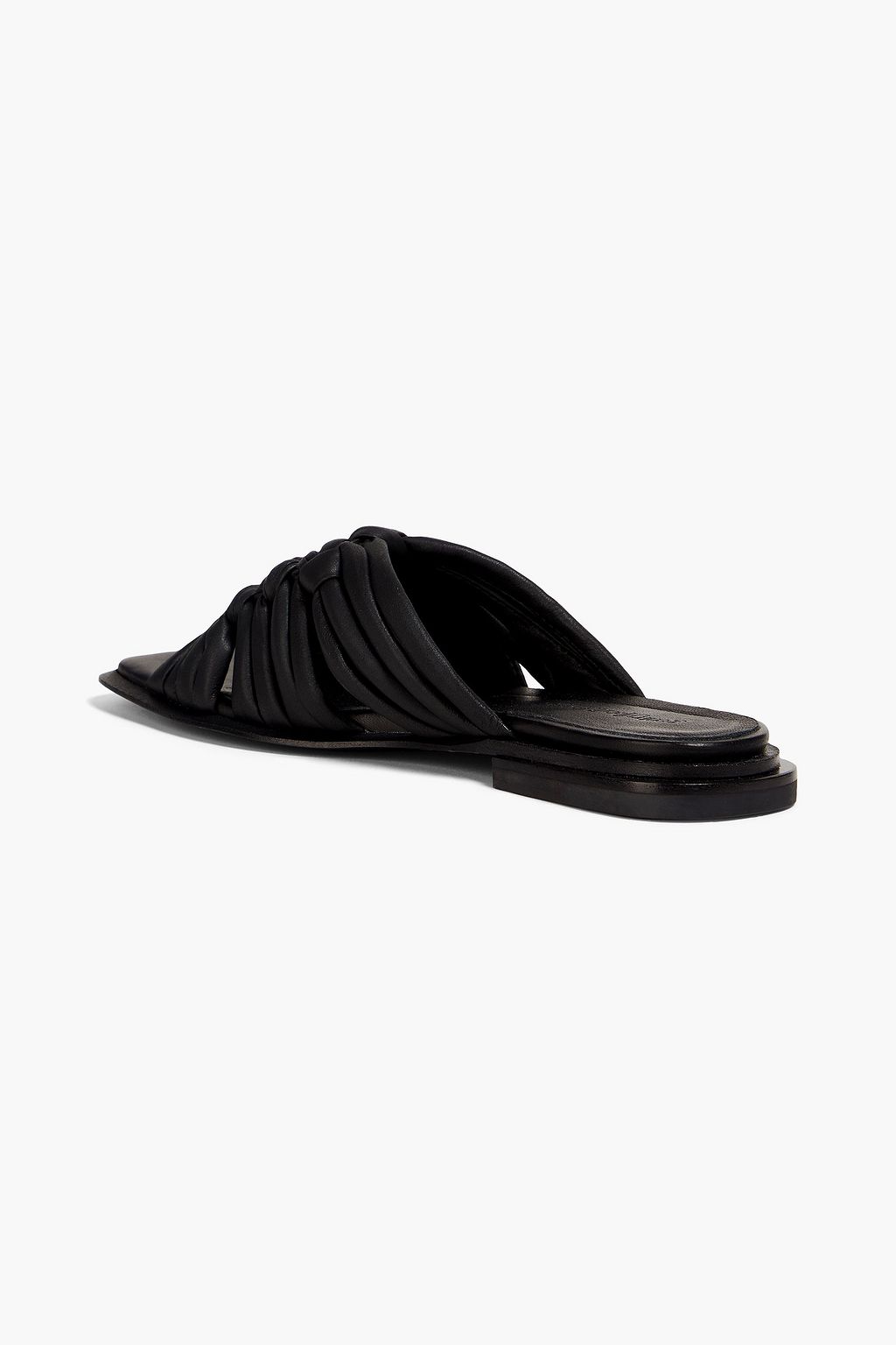 GENTRYPORTOFINO Woven nubuck slides