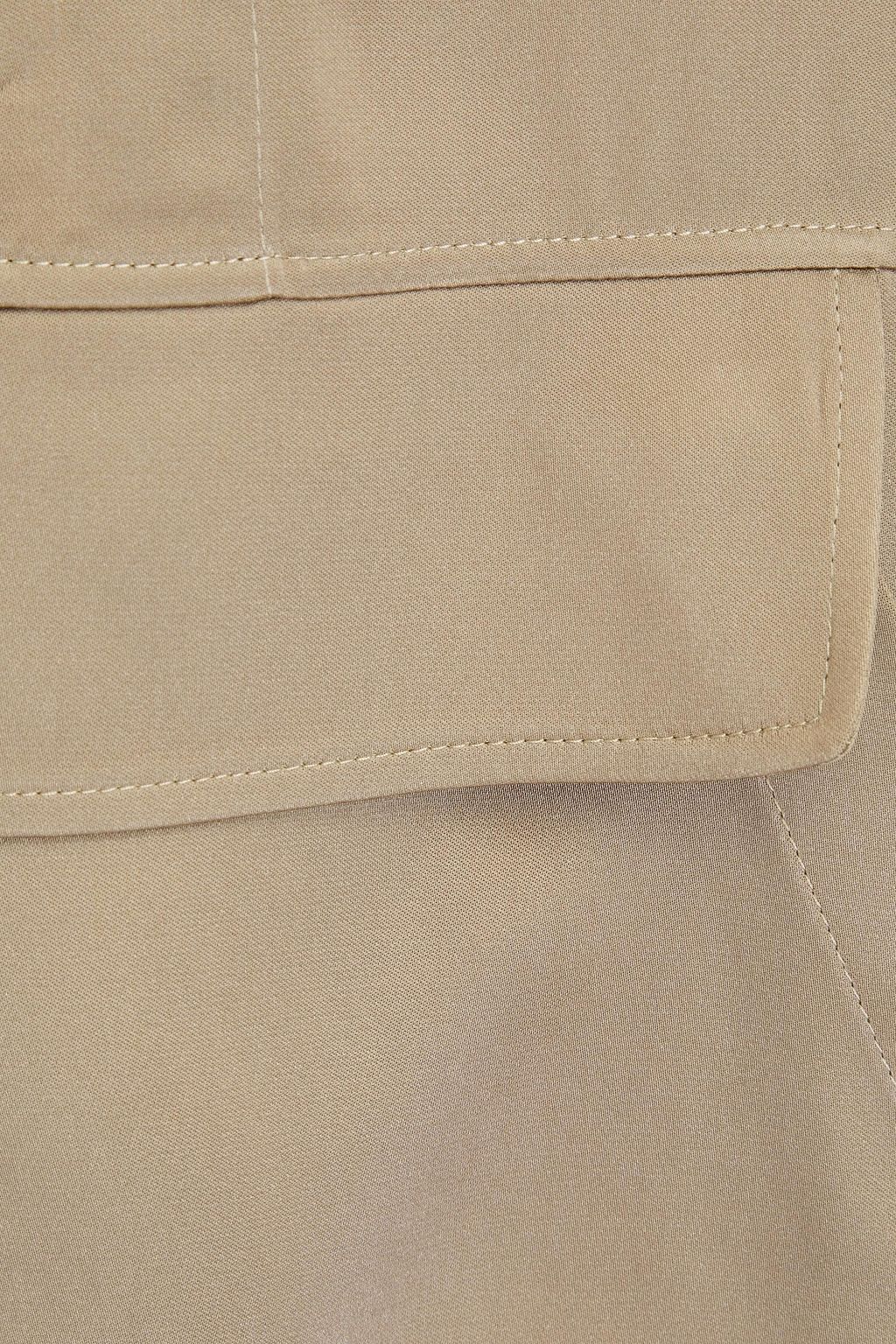 BRUNELLO CUCINELLI كنزة هودي مصنوعة من الساتان ومزينة بالخرز
