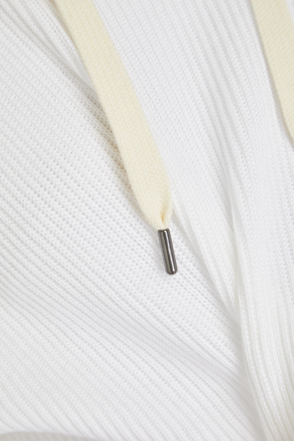 Brunello Cucinelli Hoodie Mit Kordelzug In White