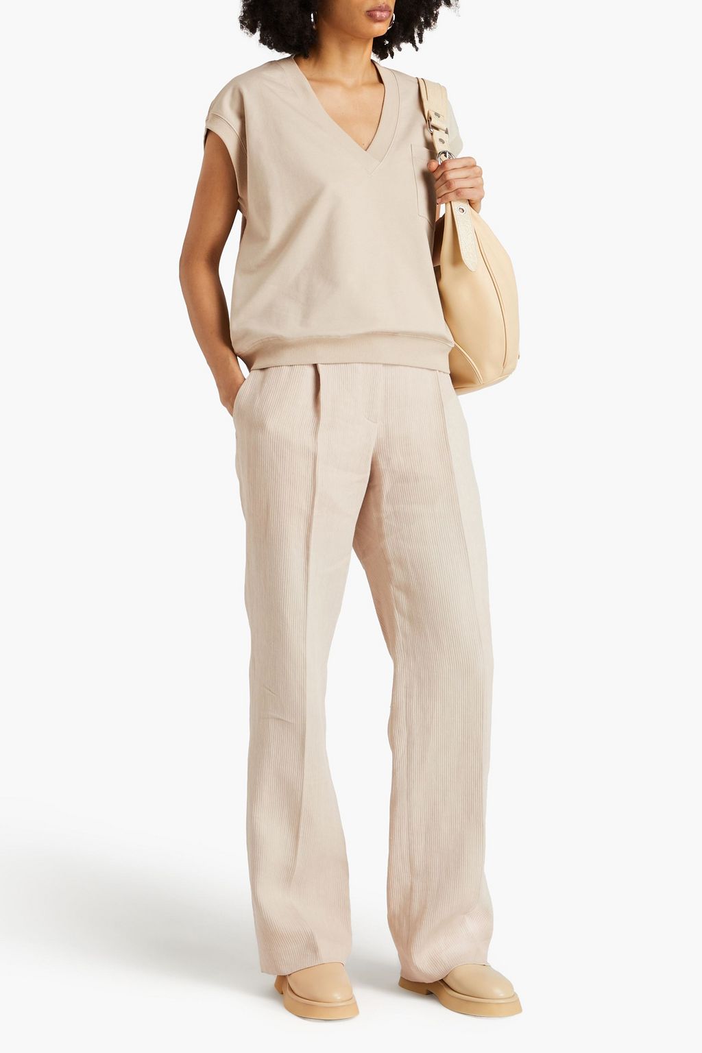 Loeffler randall 2025 straw circle tote