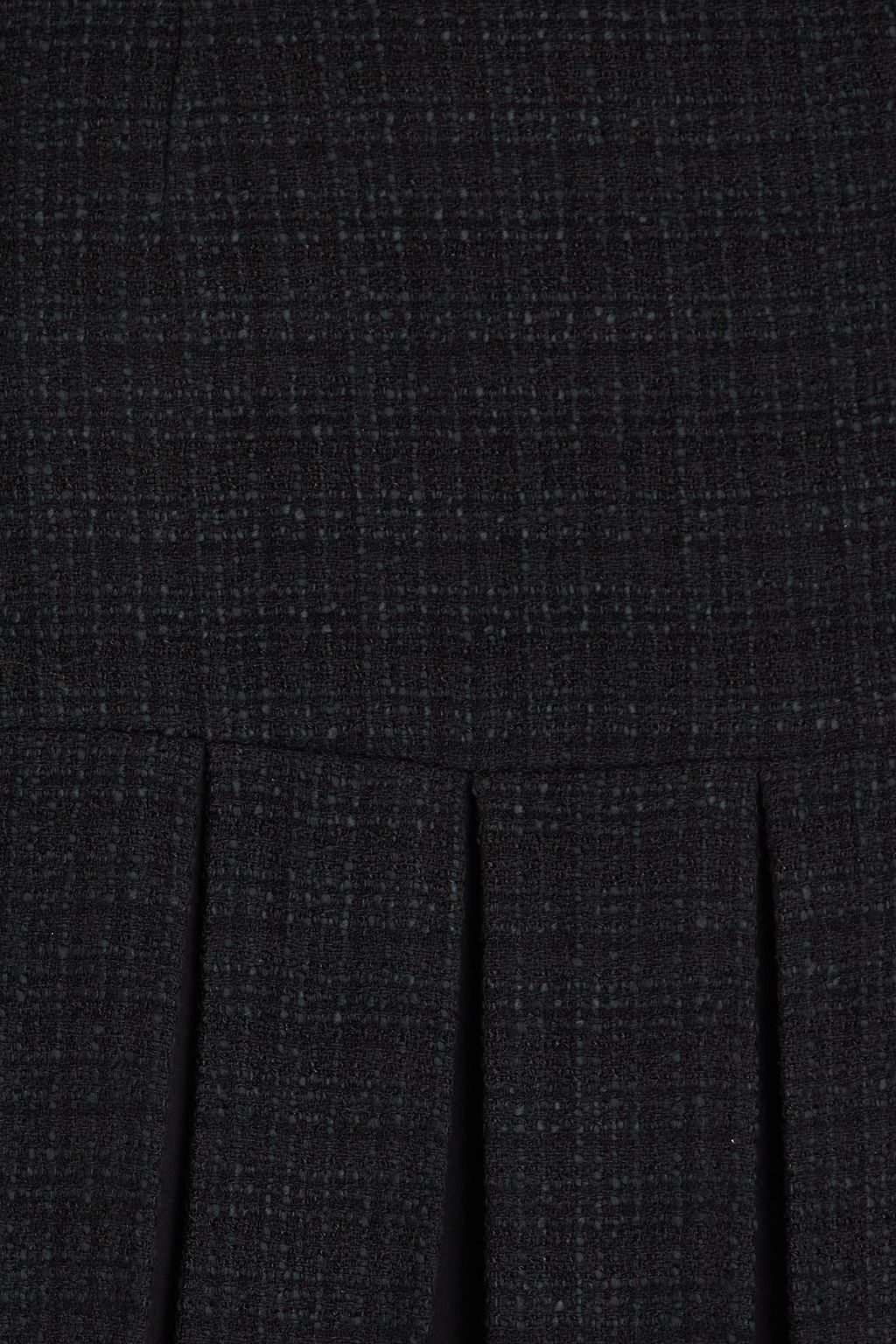 SANDRO ツイード ミニスカート プリーツ入り