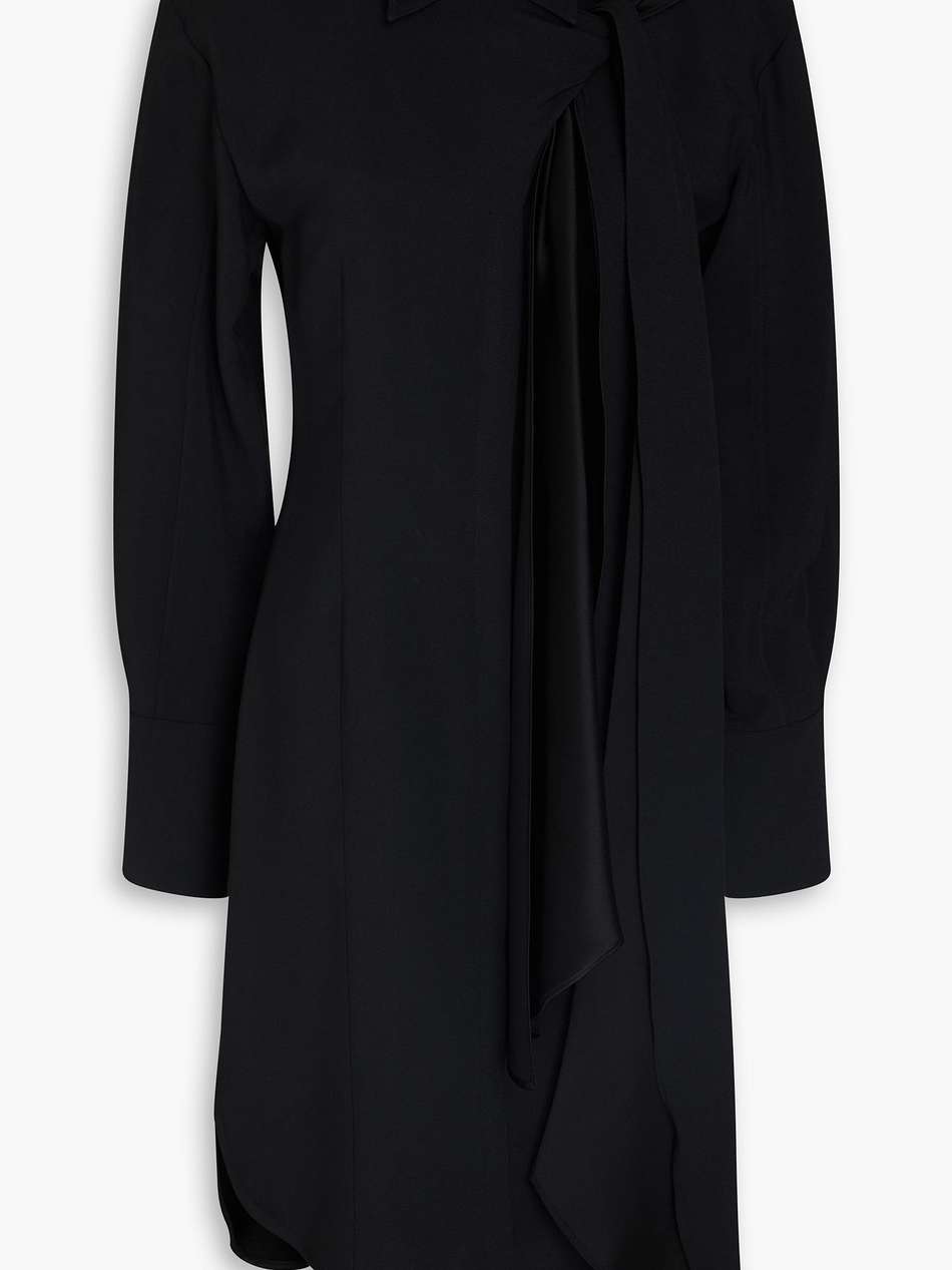 cutout cady shirt dress