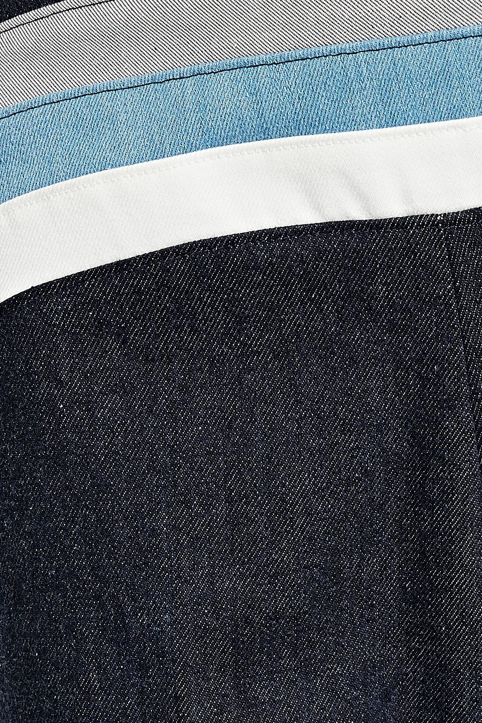 Gabriela Hearst Nautilus Striped Flared High-rise Flared Jeans In Dark Denim