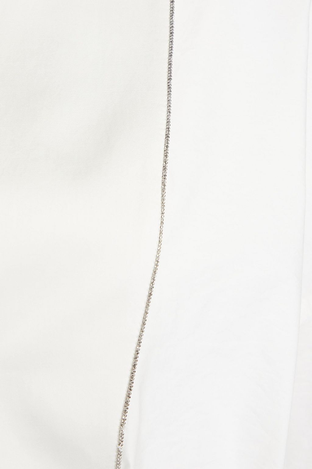 BRUNELLO CUCINELLI Bead-embellished crepe de chine dress