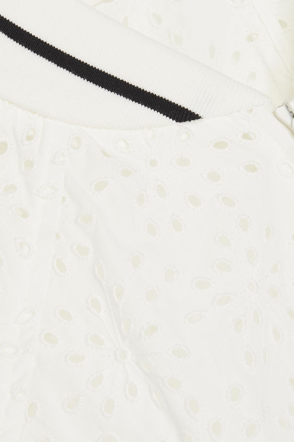BRUNELLO CUCINELLI Broderie anglaise cotton bomber jacket