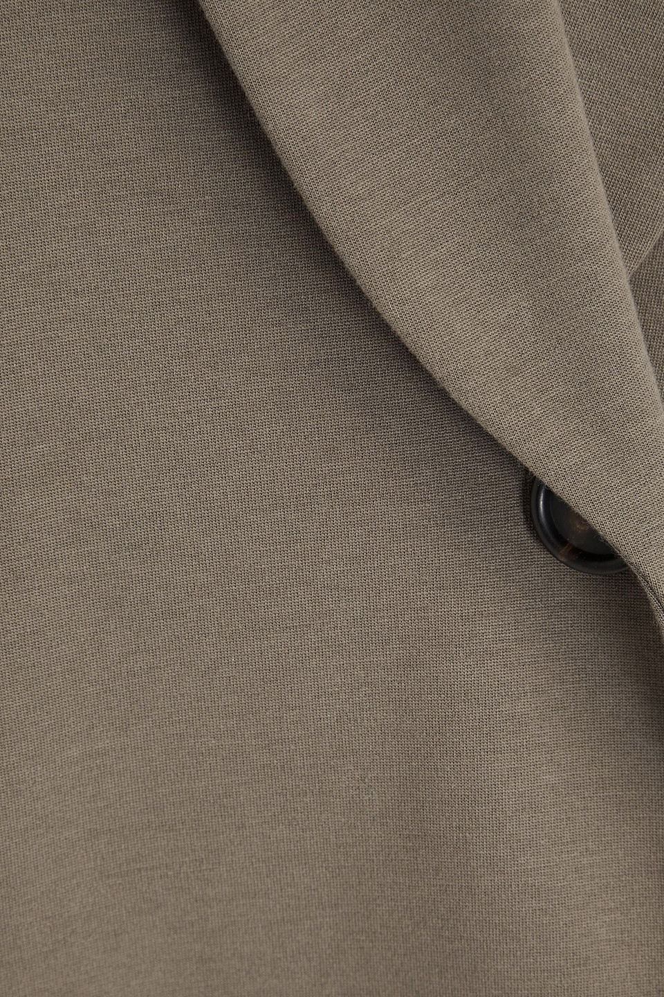 BRUNELLO CUCINELLI BEAD-EMBELLISHED COTTON-BLEND JERSEY BLAZER