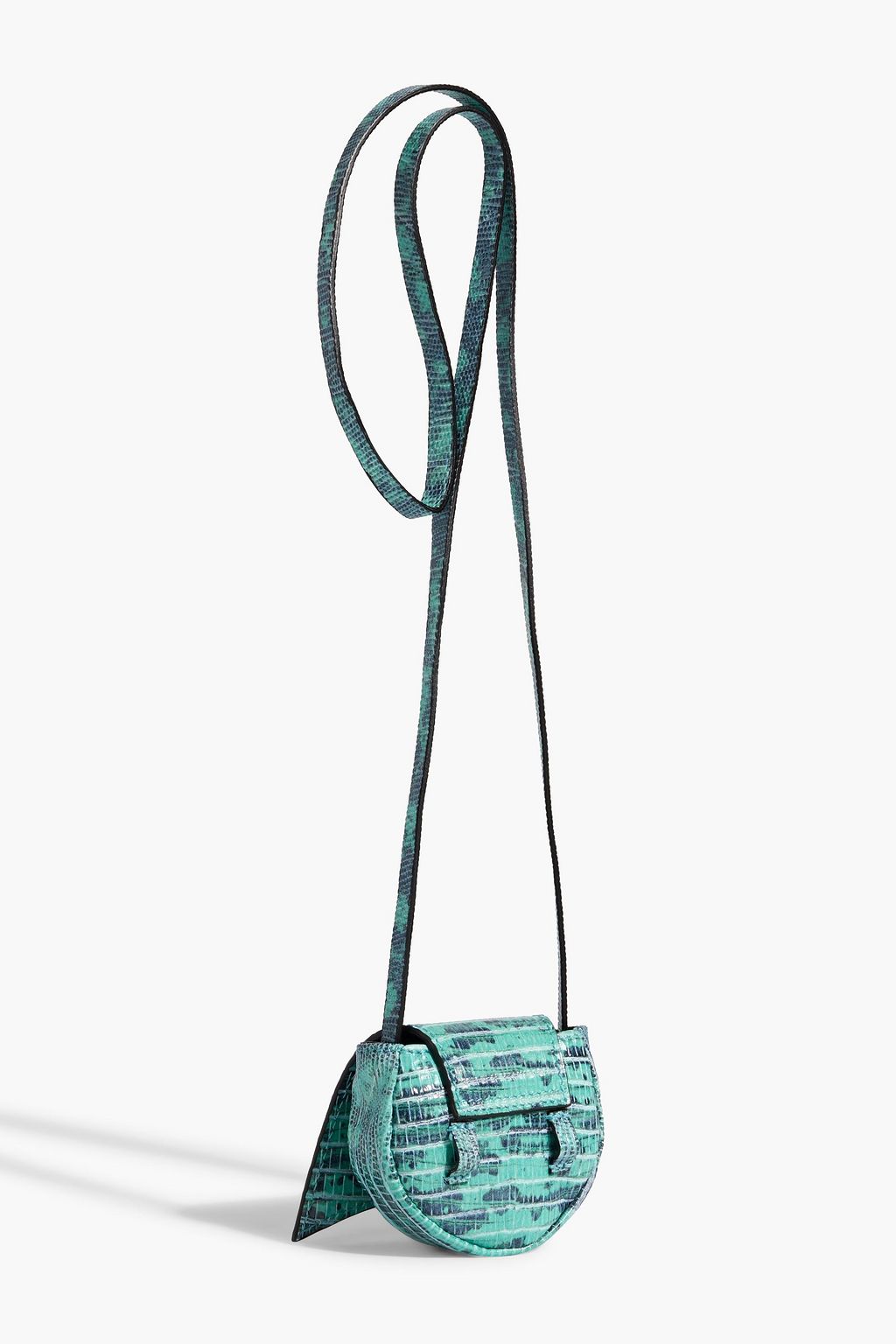 16ARLINGTON Kikki snake-effect leather shoulder bag