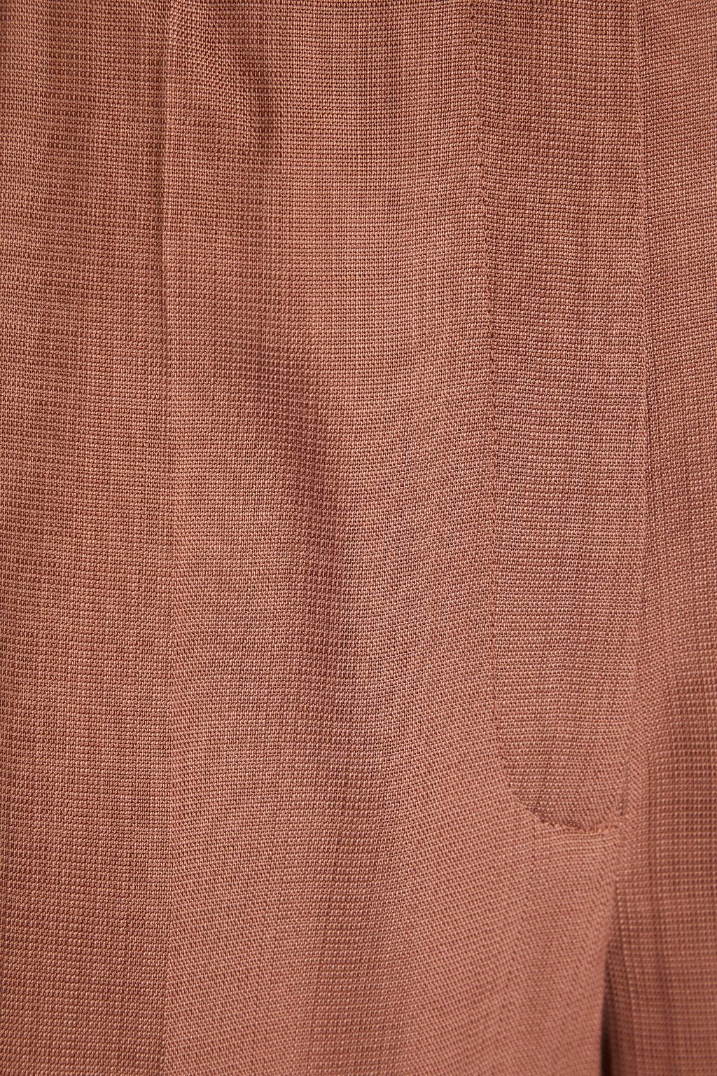 SANDRO Slub woven shorts