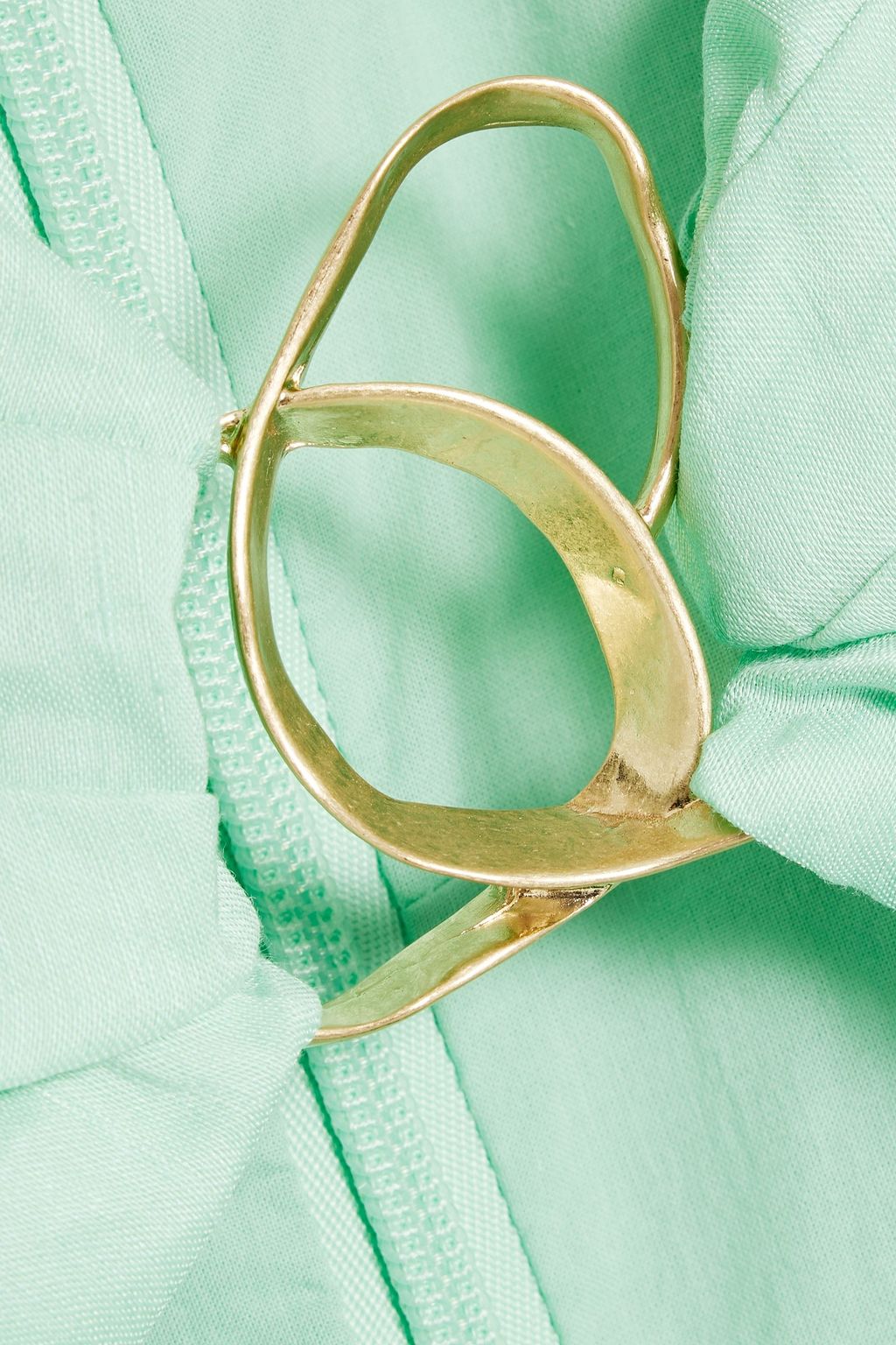AJE. Simone cutout embellished linen-blend playsuit