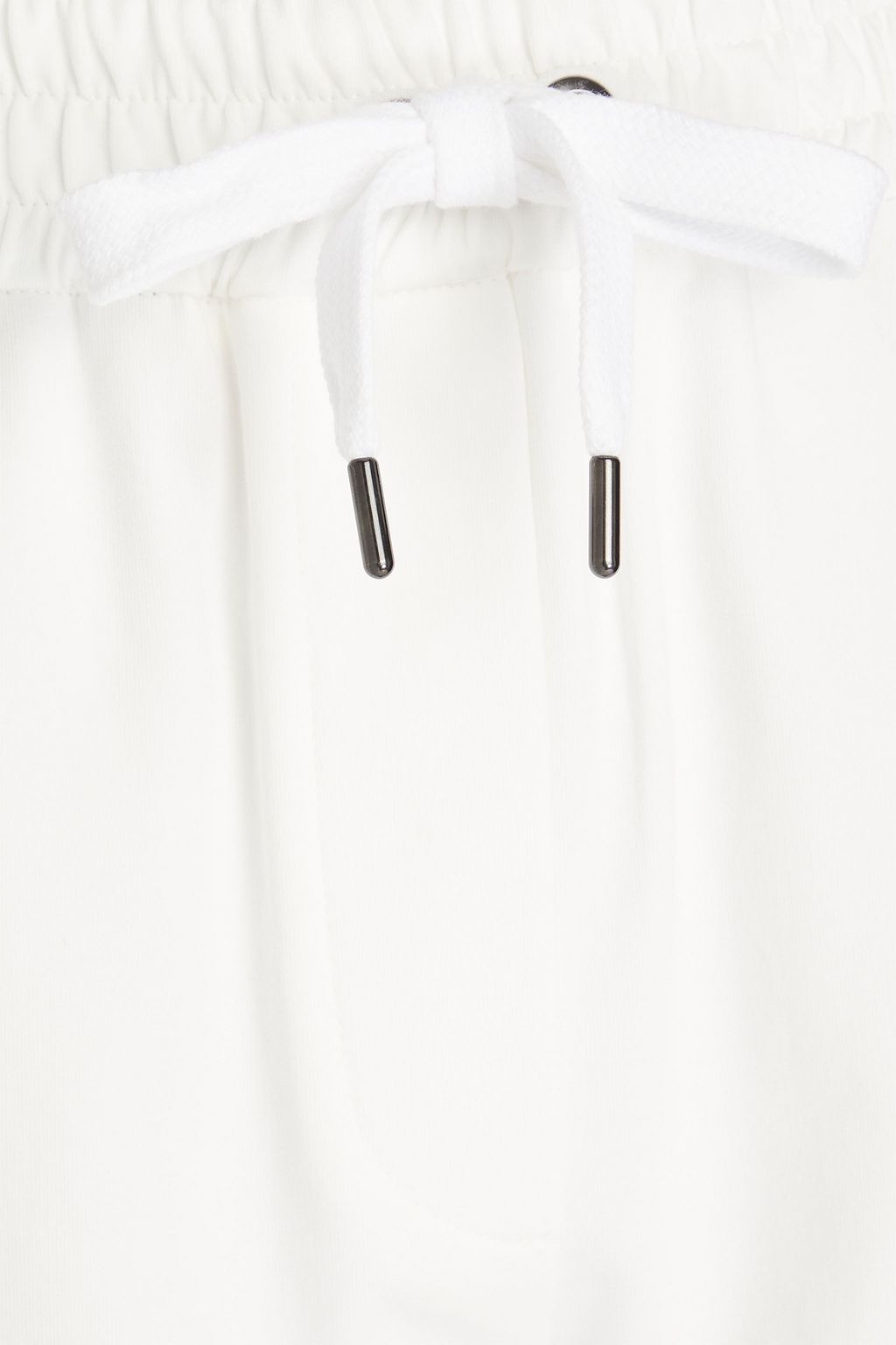 BRUNELLO CUCINELLI フレンチコットン混テリー クロップド トラックパンツ