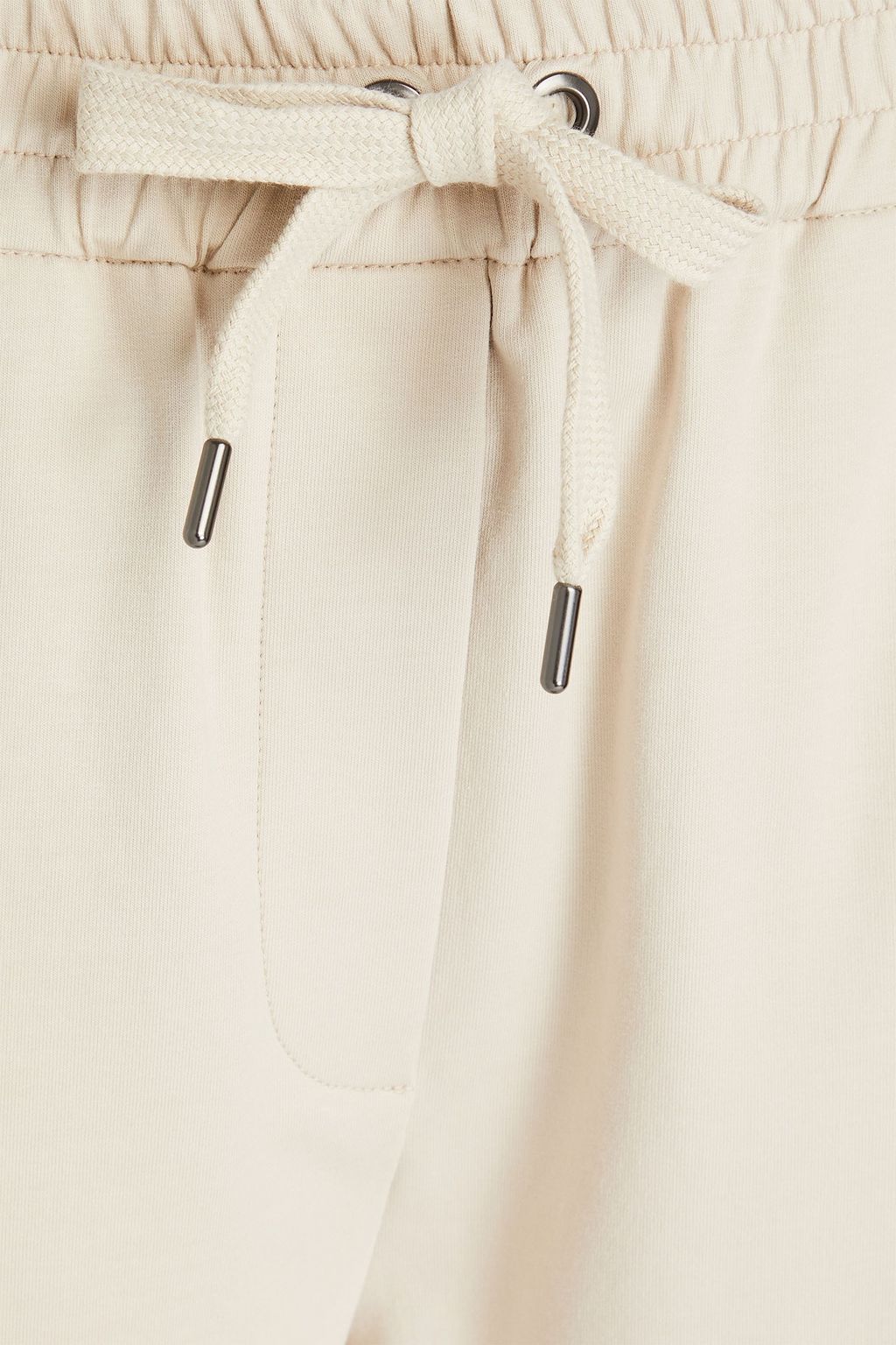 BRUNELLO CUCINELLI French cotton-blend terry track pants