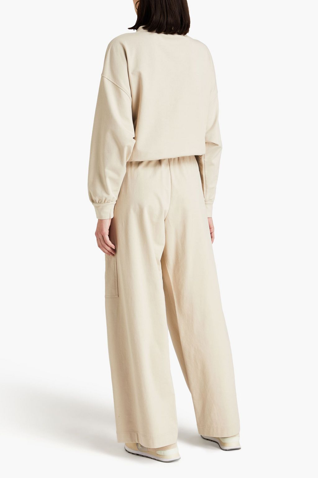BRUNELLO CUCINELLI Track Pants aus Frottee aus einer Baumwollmischung mit Zierperlen