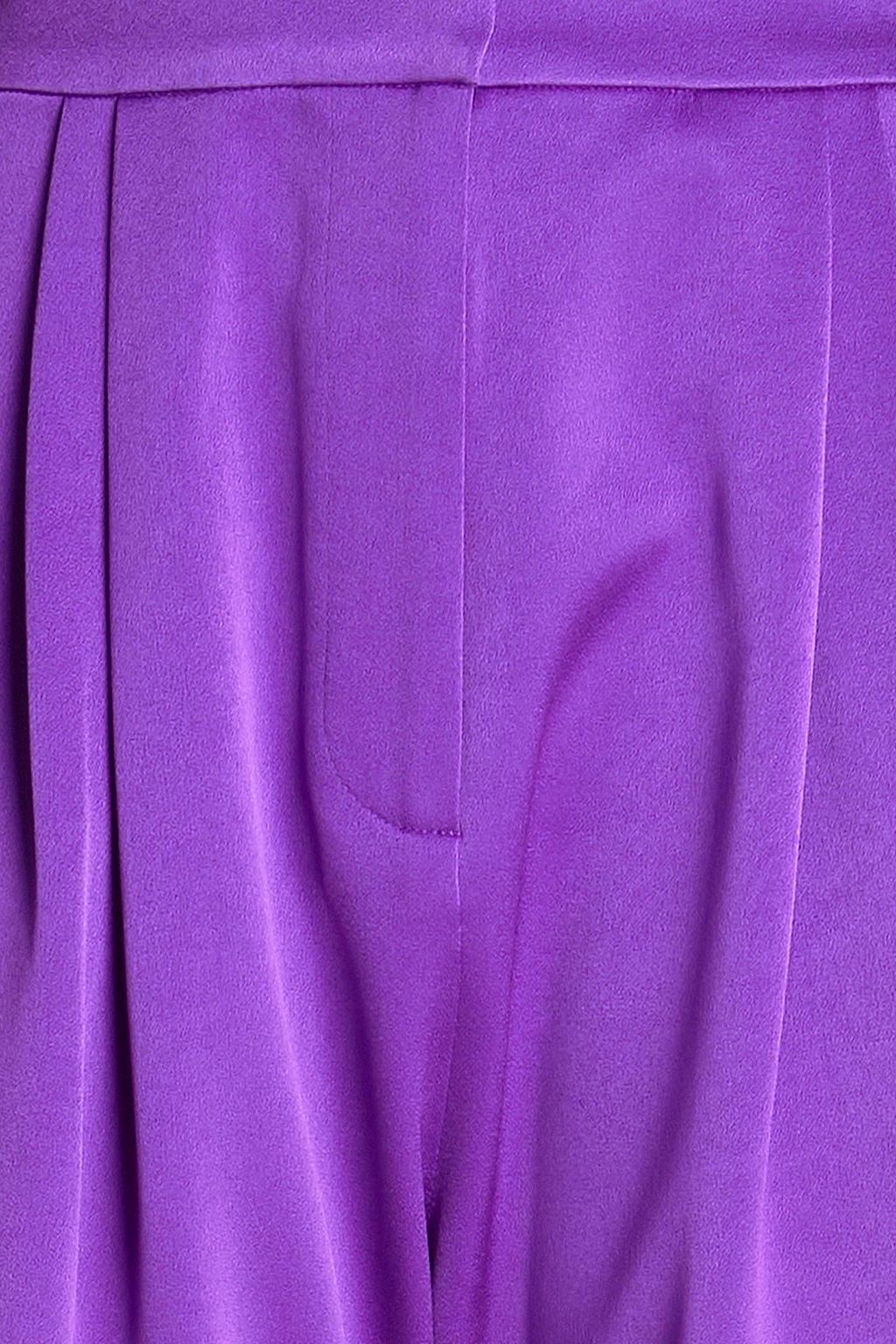 ALEX PERRY Patton satin-crepe wide-leg pants