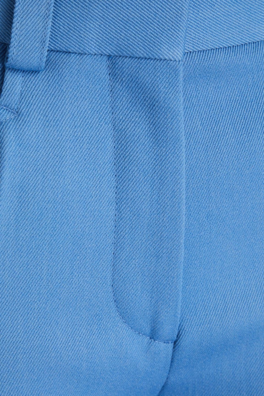 VICTORIA BECKHAM Wool-twill straight-leg pants