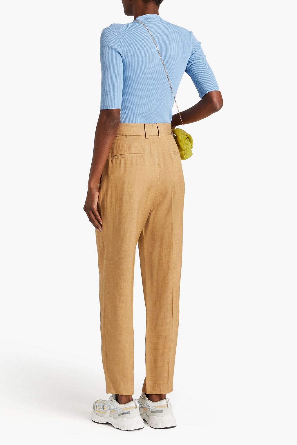MAJE Ribbed-knit top