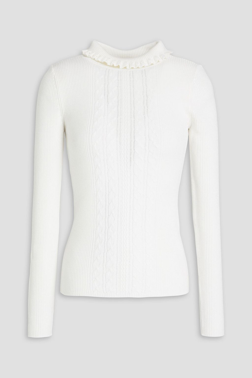 CLAUDIE PIERLOT Ribbed-knit turtleneck sweater | THE OUTNET