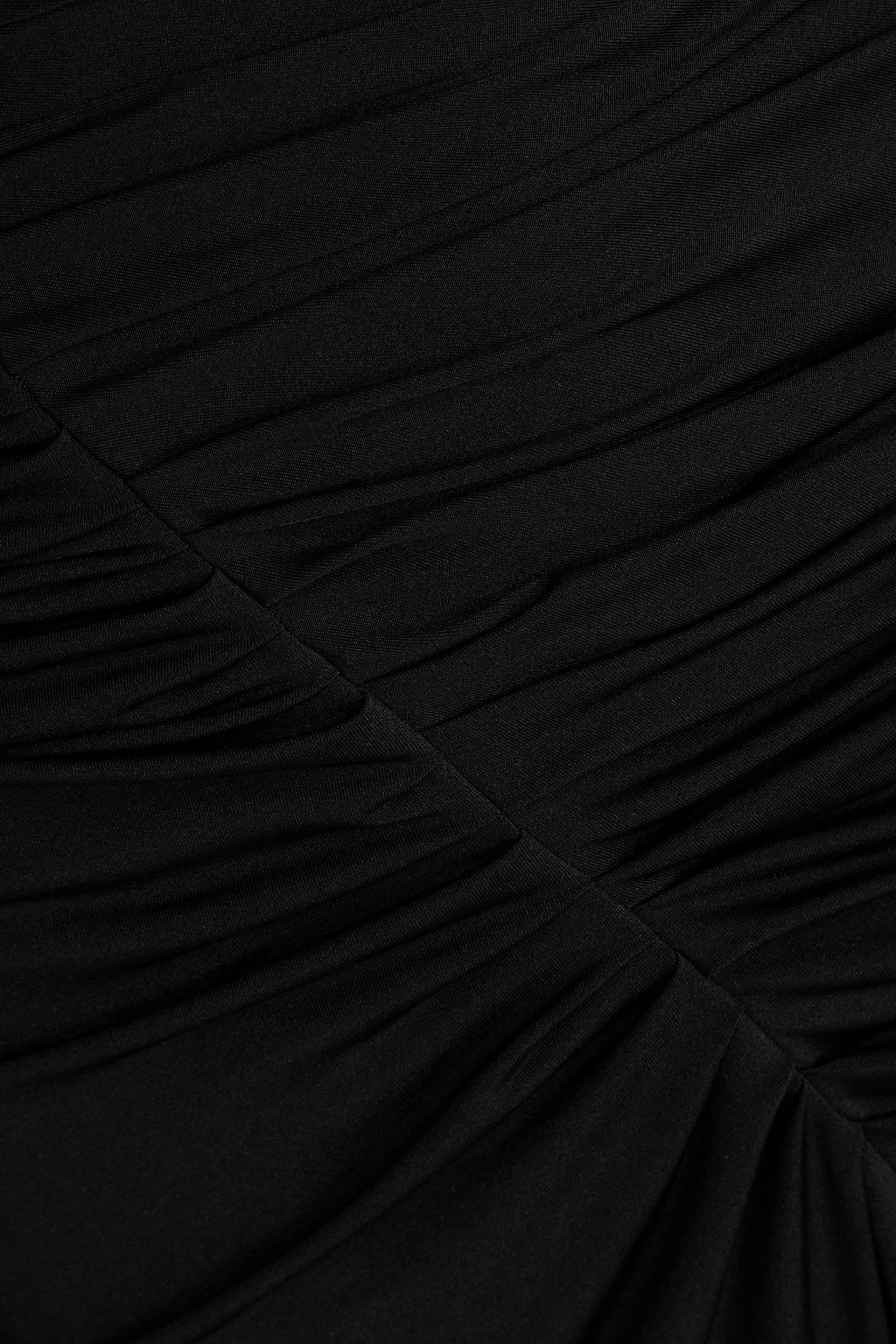 VICTORIA BECKHAM Cutout ruched satin-jersey maxi dress