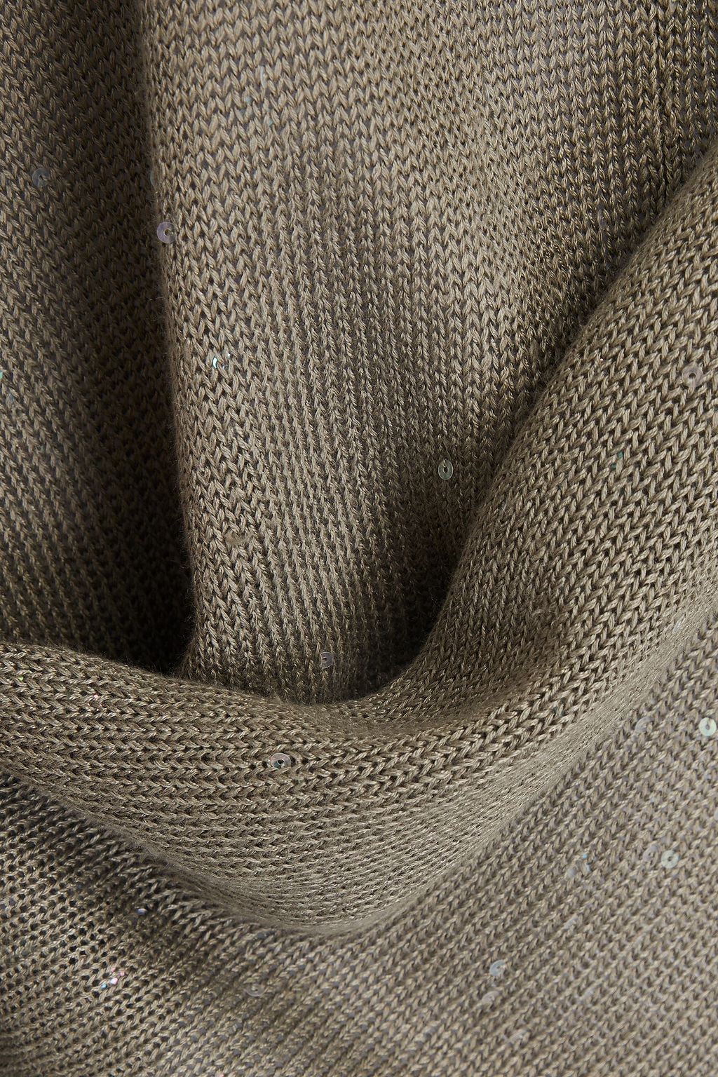 BRUNELLO CUCINELLI 장식 디테일 리넨 실크 혼방 스웨터