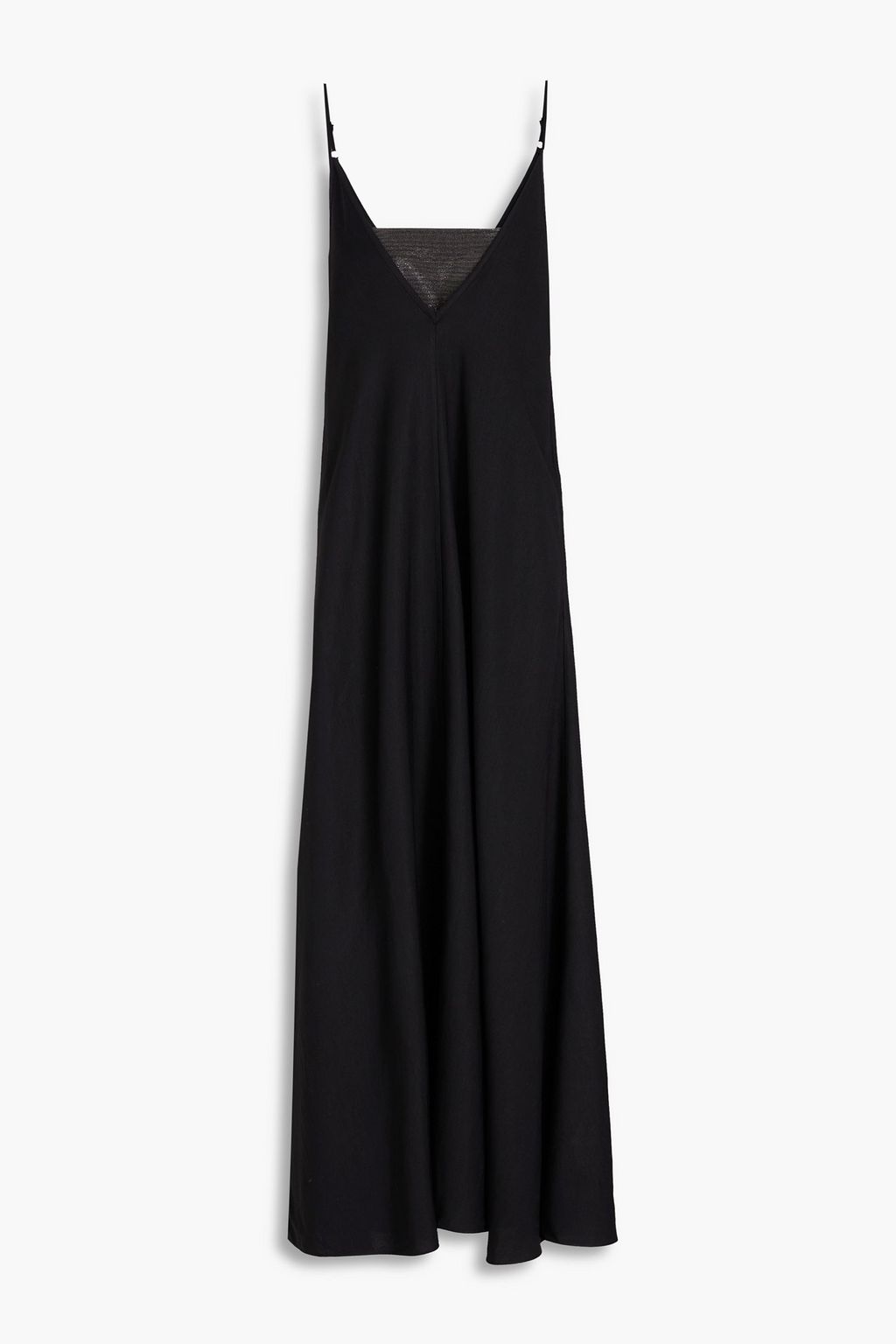 BRUNELLO CUCINELLI Bead-embellished layered twill maxi dress | THE OUTNET