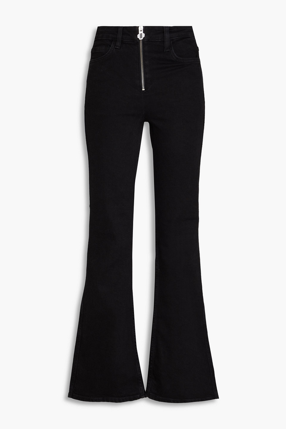 High-rise flared jeans