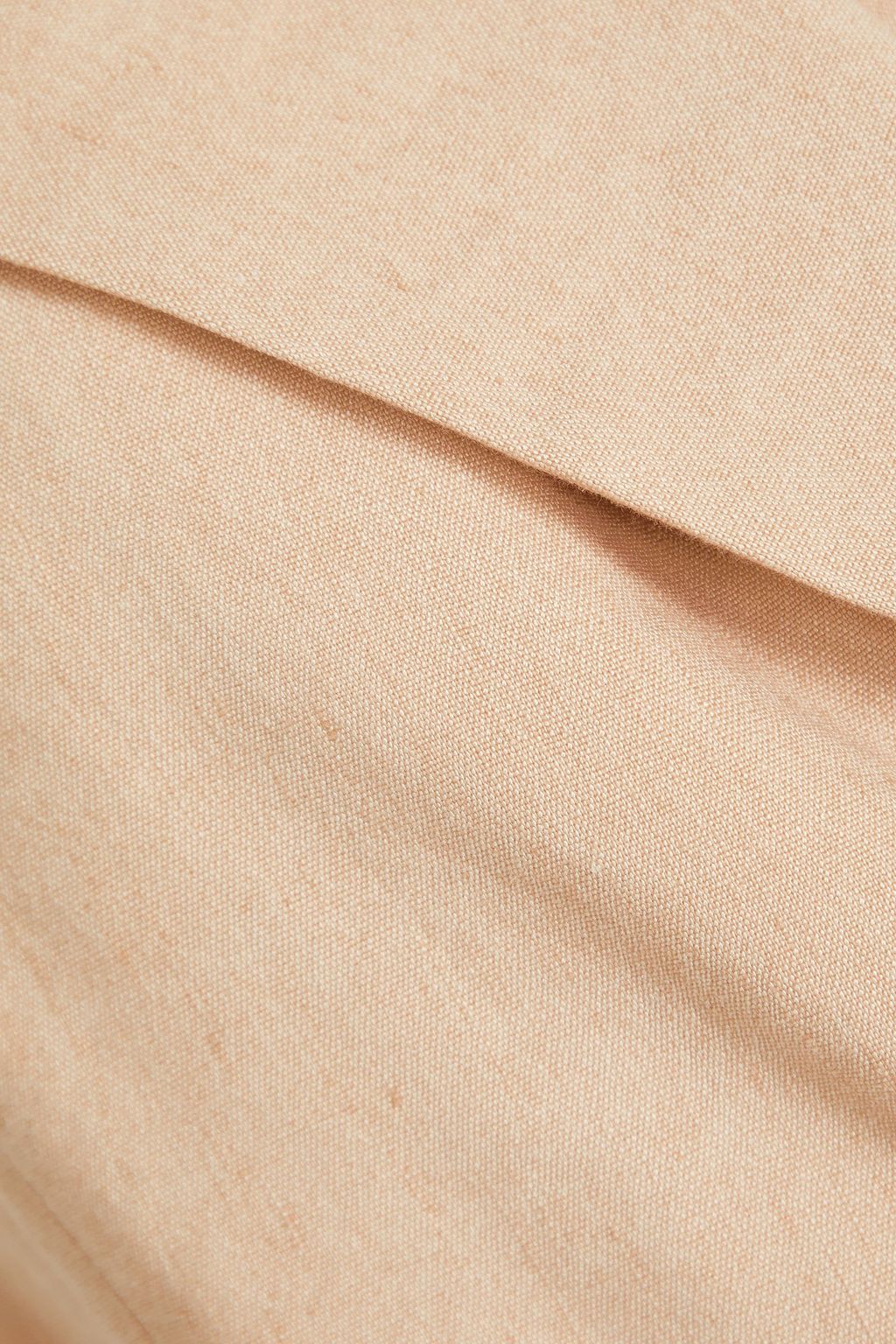 ALICE + OLIVIA Merritt pleated linen-blend playsuit