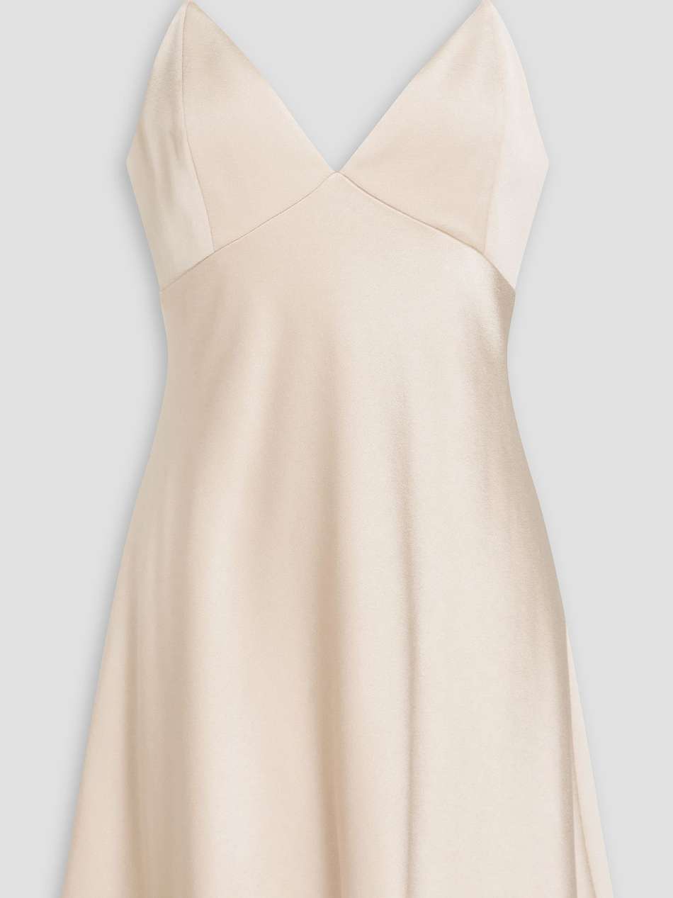 julietta satin-crepe mini dress