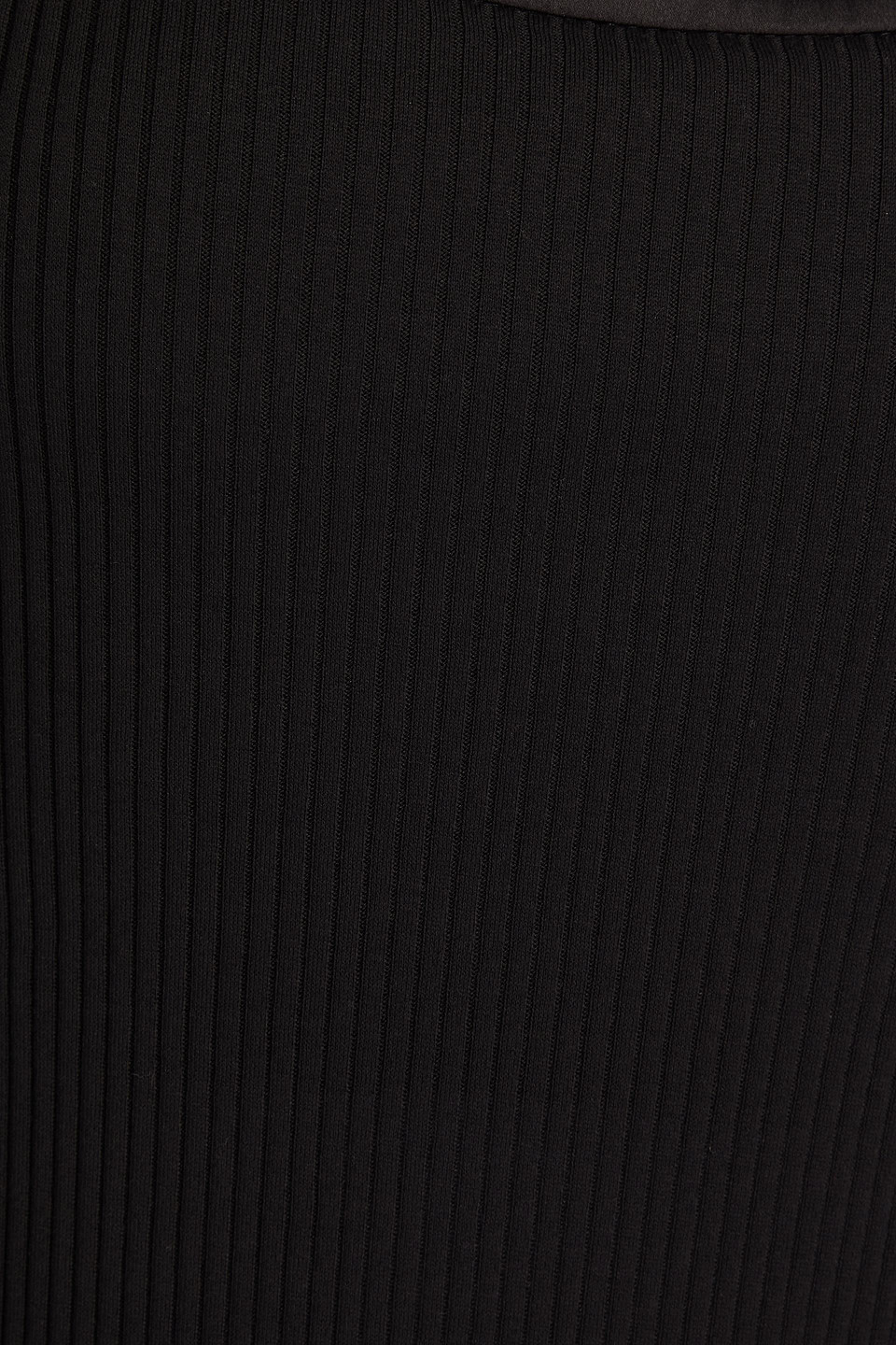 Brunello Cucinelli Ribbed Cotton-jersey Midi Dress In Black