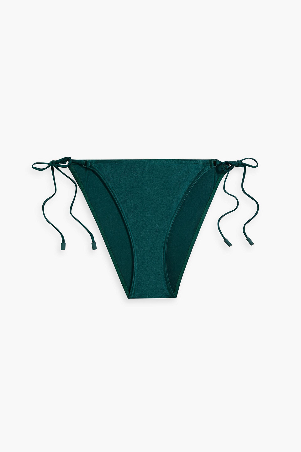 Zimmermann Low-rise Bikini Briefs In Emerald