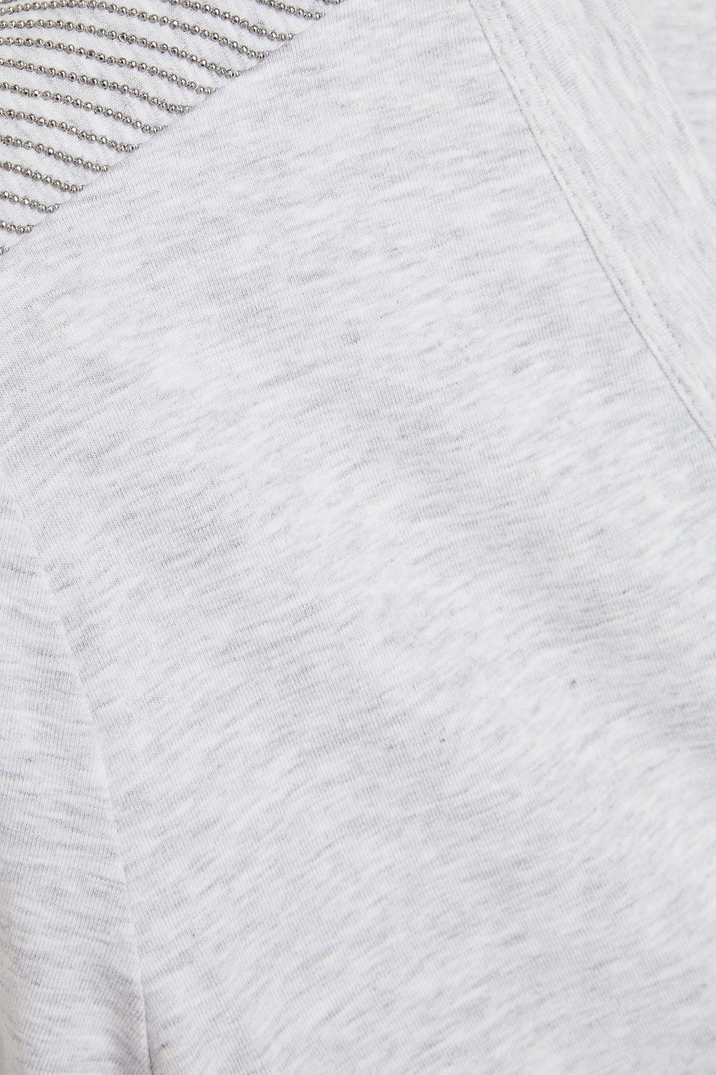 BRUNELLO CUCINELLI T-Shirt aus Baumwoll-Jersey mit Zierperlen