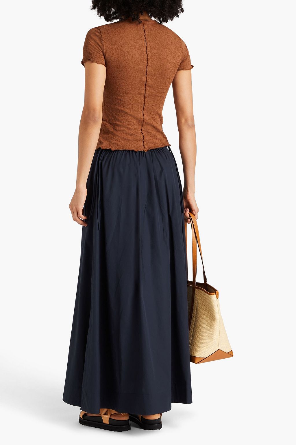 RAG & BONE Soraya cotton-poplin maxi skirt