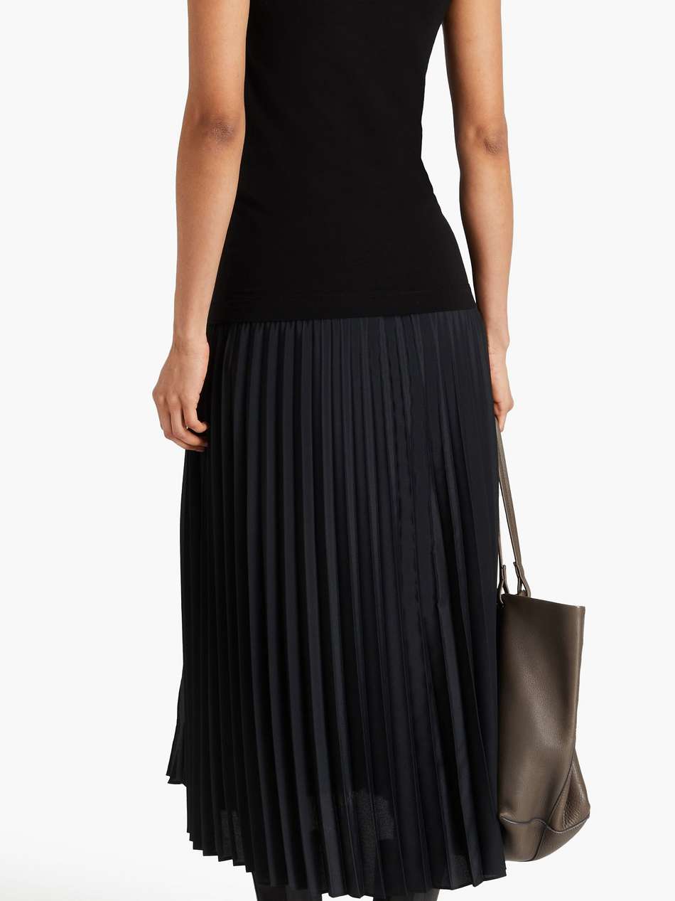 bead-embellished stretch-cotton jersey top