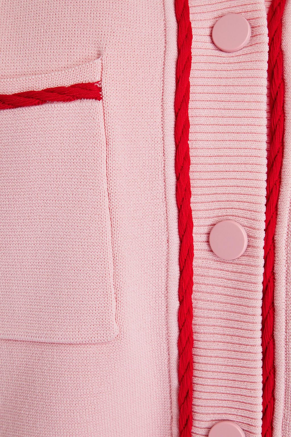 CLAUDIE PIERLOT ストレッチニット カーディガン パイピング