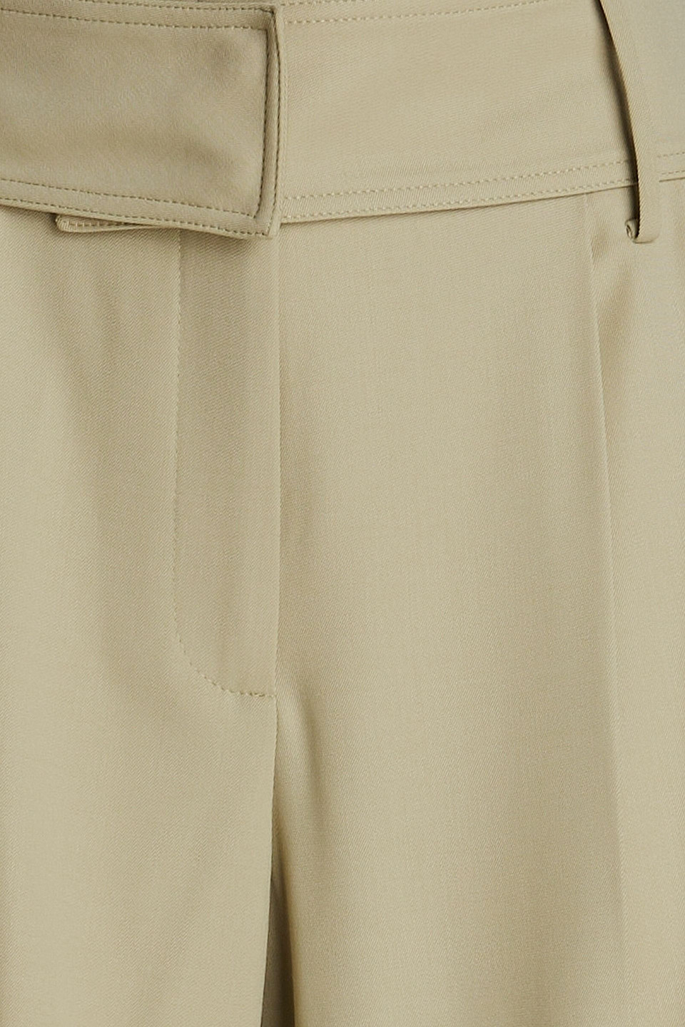 Shop Proenza Schouler Stretch-wool Twill Wide-leg Pants In Sage Green