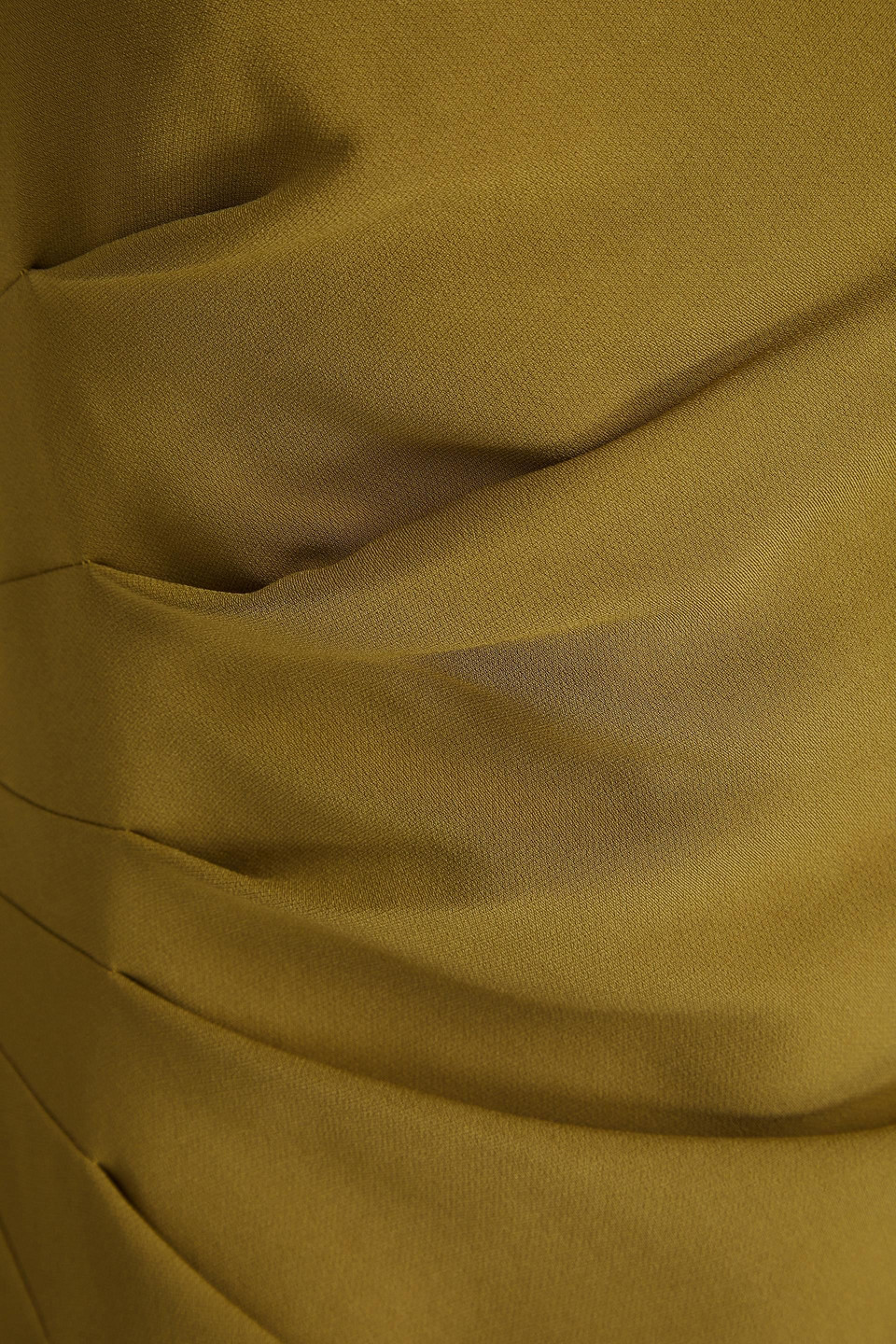 PROENZA SCHOULER STRAPLESS DRAPED CREPE TOP