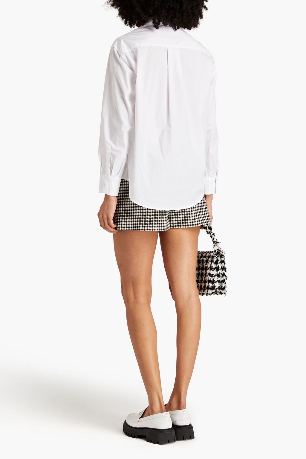 CLAUDIE PIERLOT قميص مصنوع من قطن بوبلين