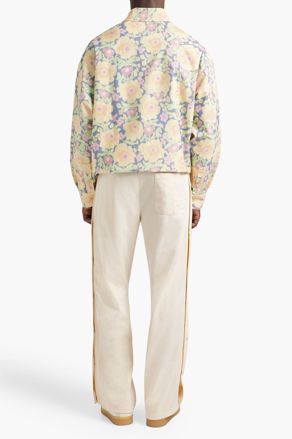 JW ANDERSON Snap-detailed jersey track pants