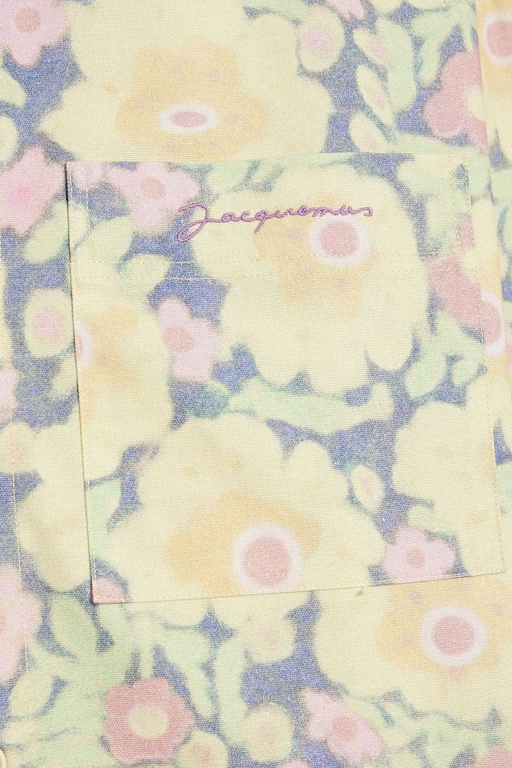 JACQUEMUS Floral-print cotton shirt