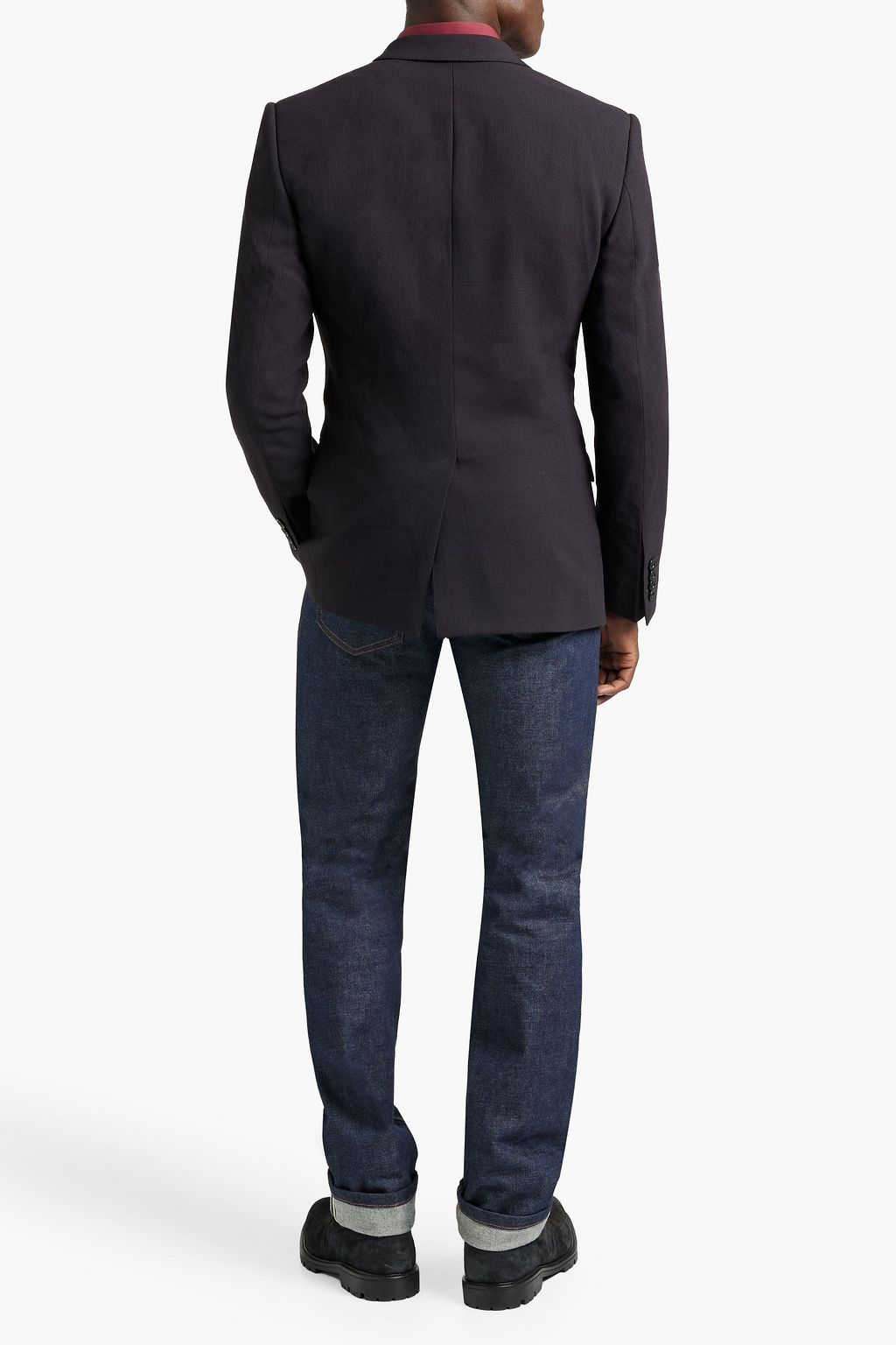 DOLCE&GABBANA Grain de poudre wool blazer
