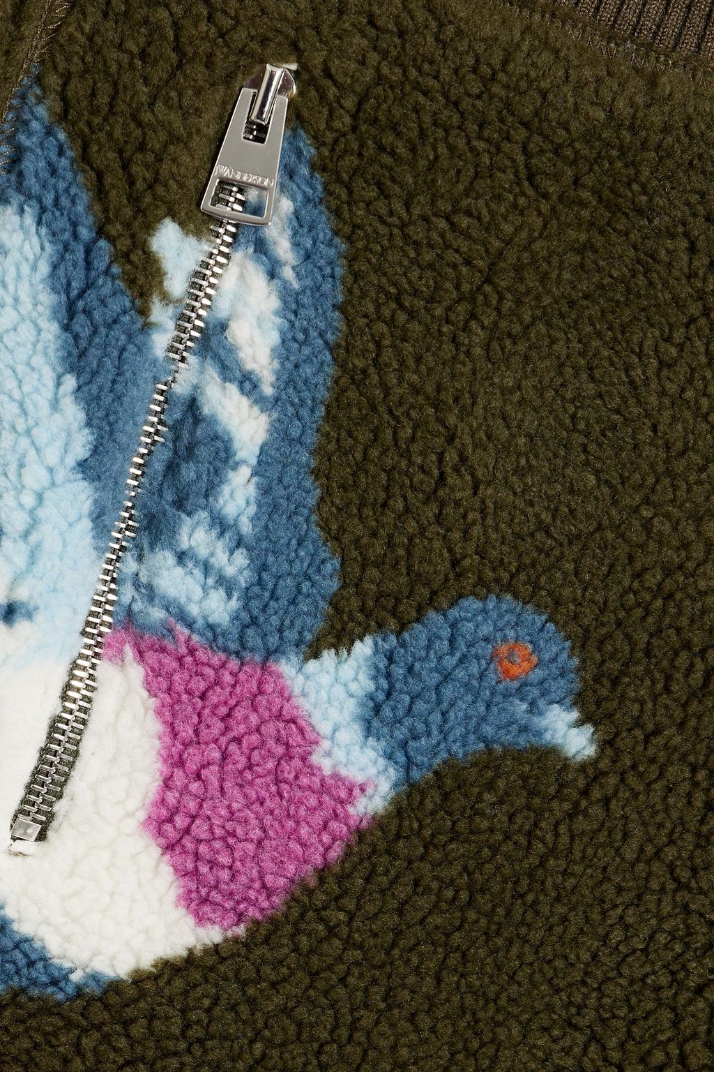 JW ANDERSON Printed fleece sweatpants