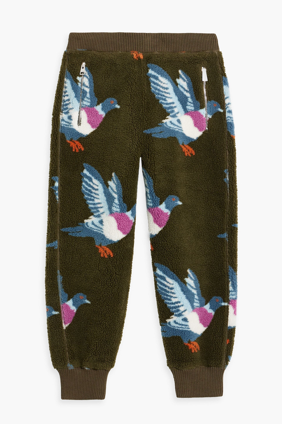 Printed fleece sweatpants