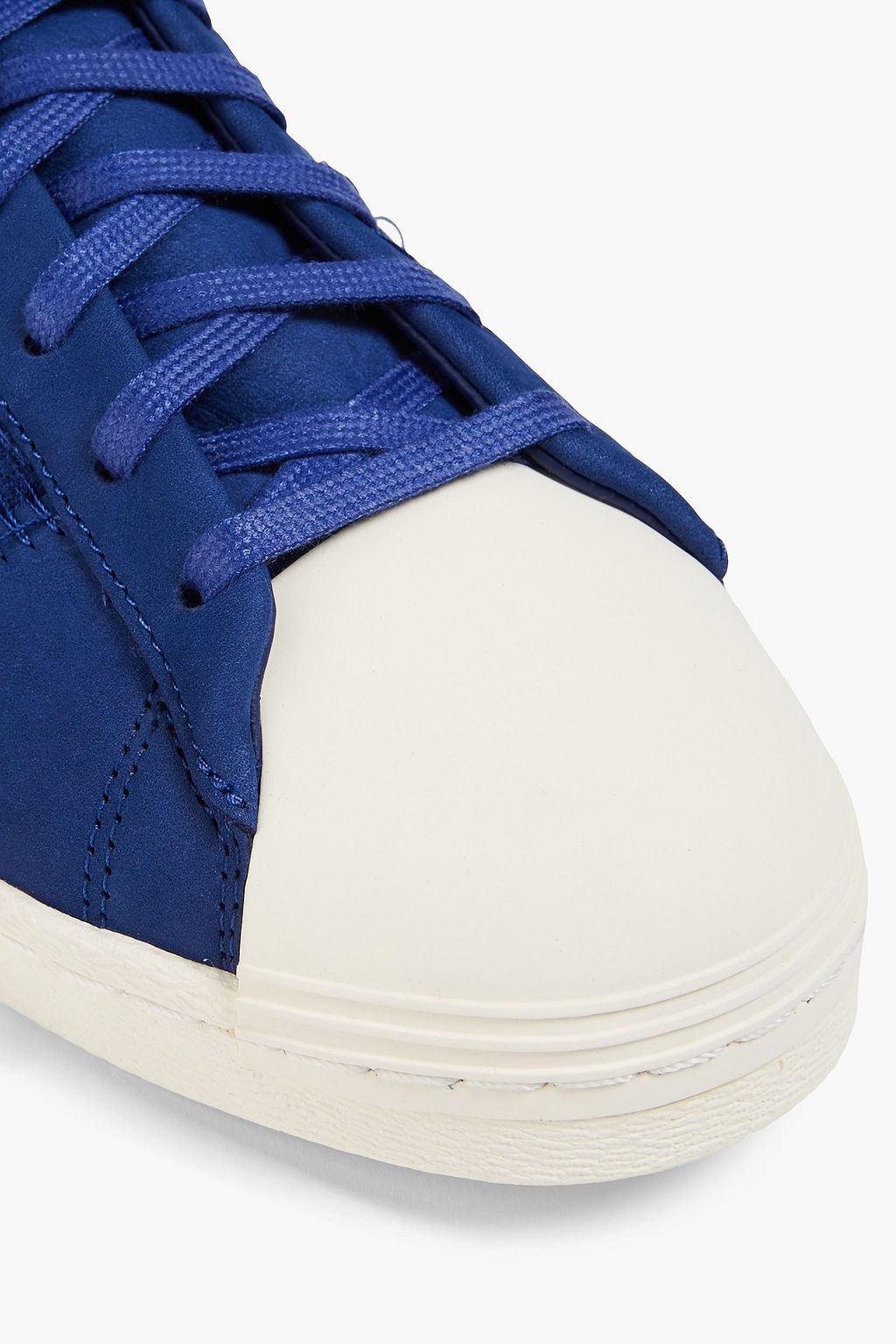 Y-3 Superstar suede and nubuck sneakers