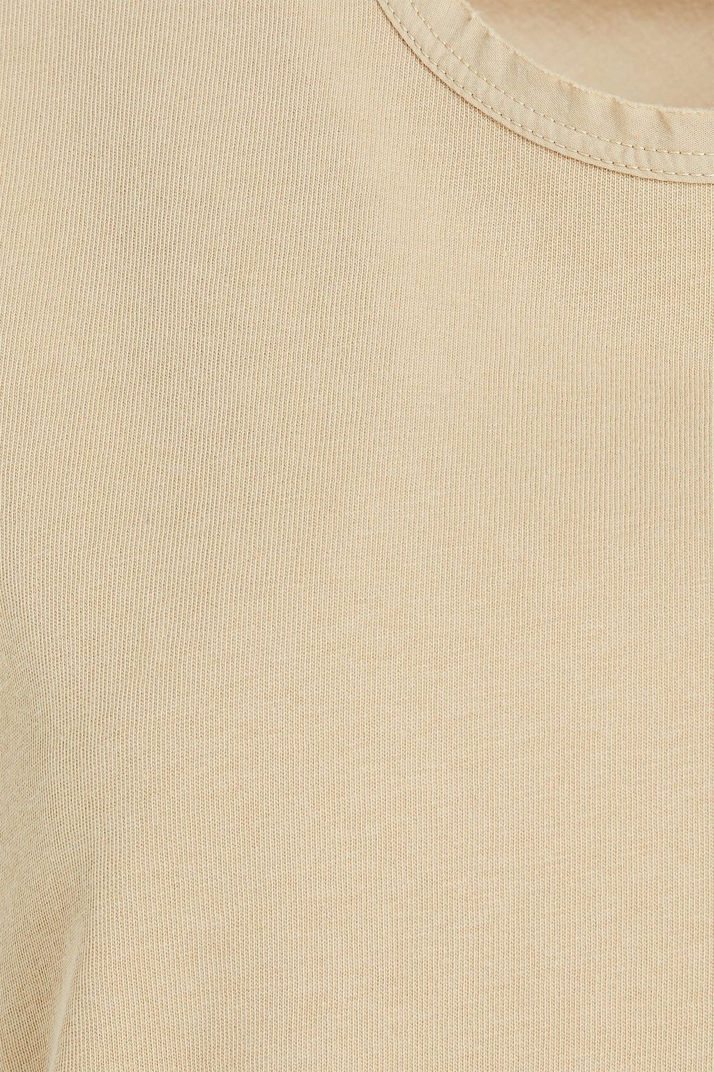 RAG & BONE 포플린 트리밍 코튼 저지 탑
