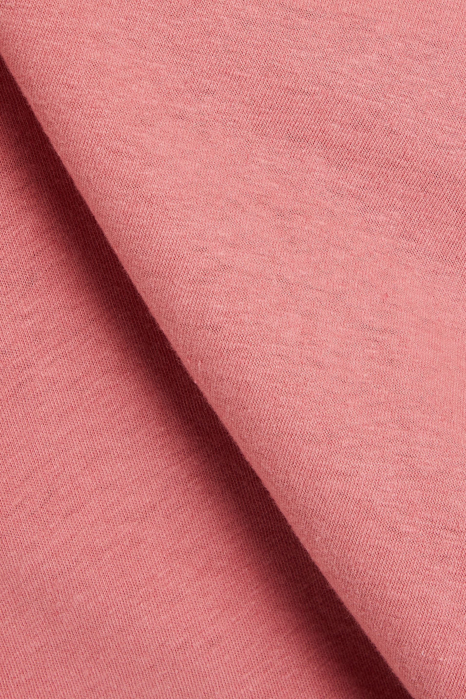 Alex Mill Prospect Linen And Cotton-blend T-shirt In Antique Rose