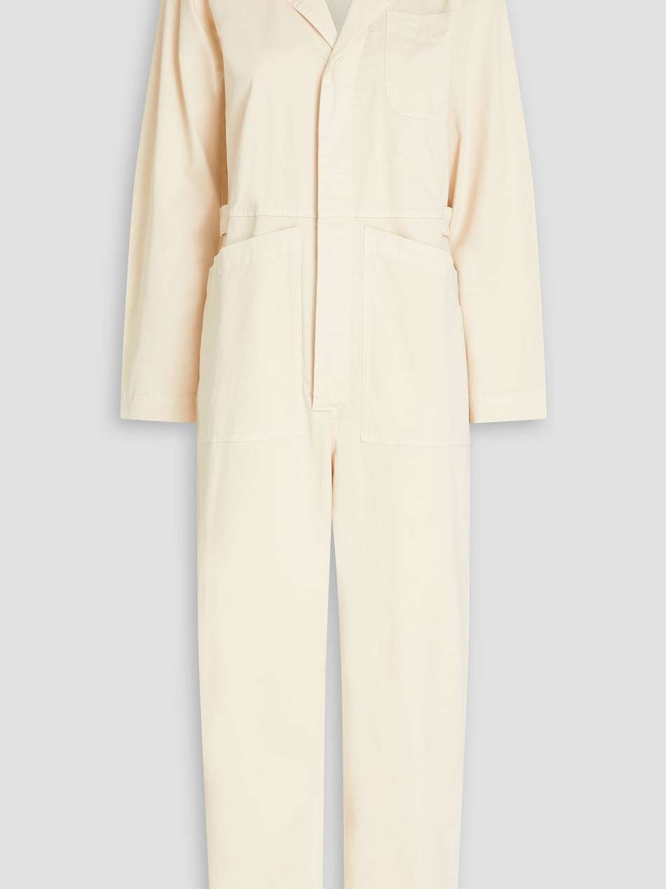 standard cropped stretch-cotton jumpsuit